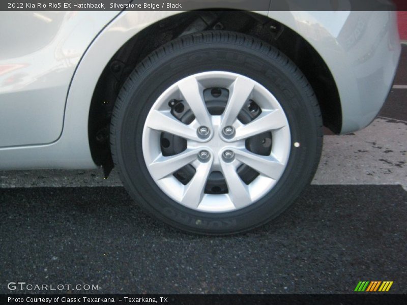 Silverstone Beige / Black 2012 Kia Rio Rio5 EX Hatchback