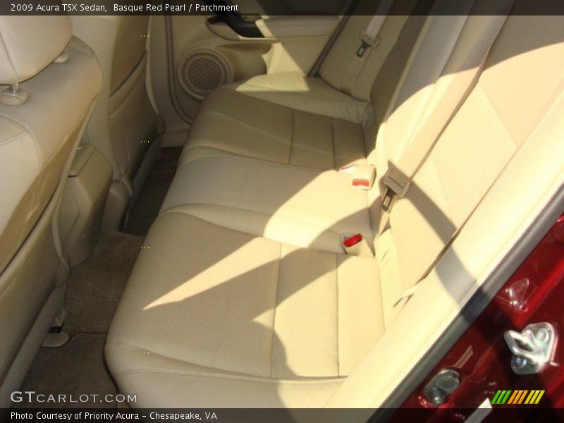 Basque Red Pearl / Parchment 2009 Acura TSX Sedan