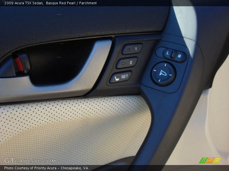 Basque Red Pearl / Parchment 2009 Acura TSX Sedan