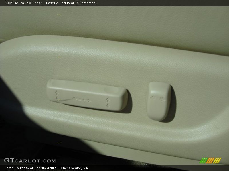 Basque Red Pearl / Parchment 2009 Acura TSX Sedan