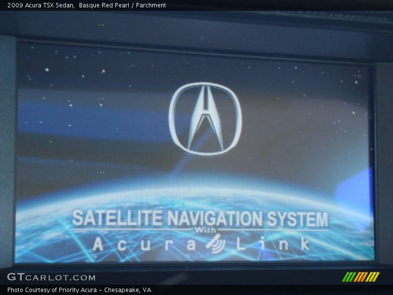 Basque Red Pearl / Parchment 2009 Acura TSX Sedan