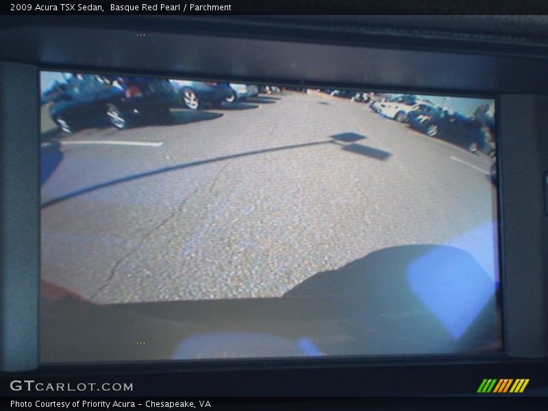 Basque Red Pearl / Parchment 2009 Acura TSX Sedan