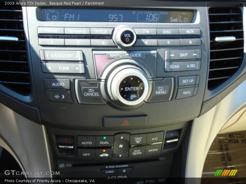 Basque Red Pearl / Parchment 2009 Acura TSX Sedan
