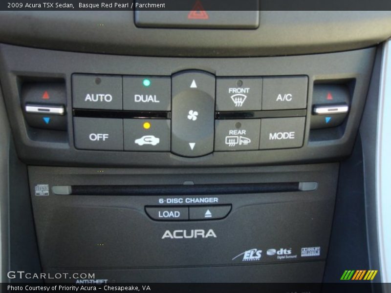 Basque Red Pearl / Parchment 2009 Acura TSX Sedan
