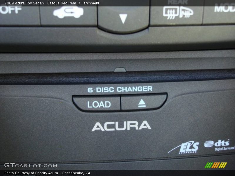 Basque Red Pearl / Parchment 2009 Acura TSX Sedan