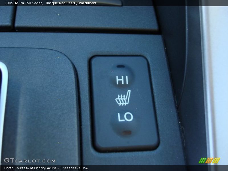 Basque Red Pearl / Parchment 2009 Acura TSX Sedan