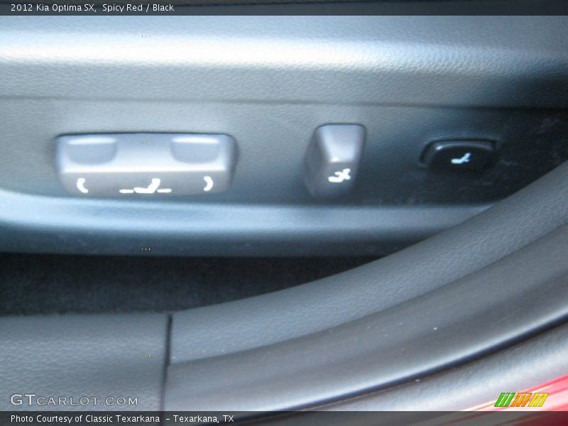 Spicy Red / Black 2012 Kia Optima SX