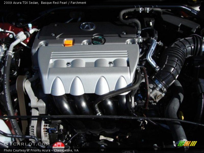 Basque Red Pearl / Parchment 2009 Acura TSX Sedan