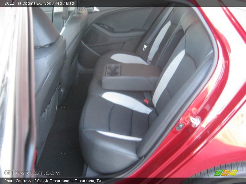 Spicy Red / Black 2012 Kia Optima SX
