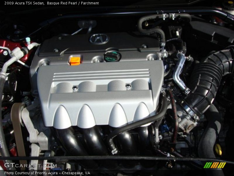 Basque Red Pearl / Parchment 2009 Acura TSX Sedan