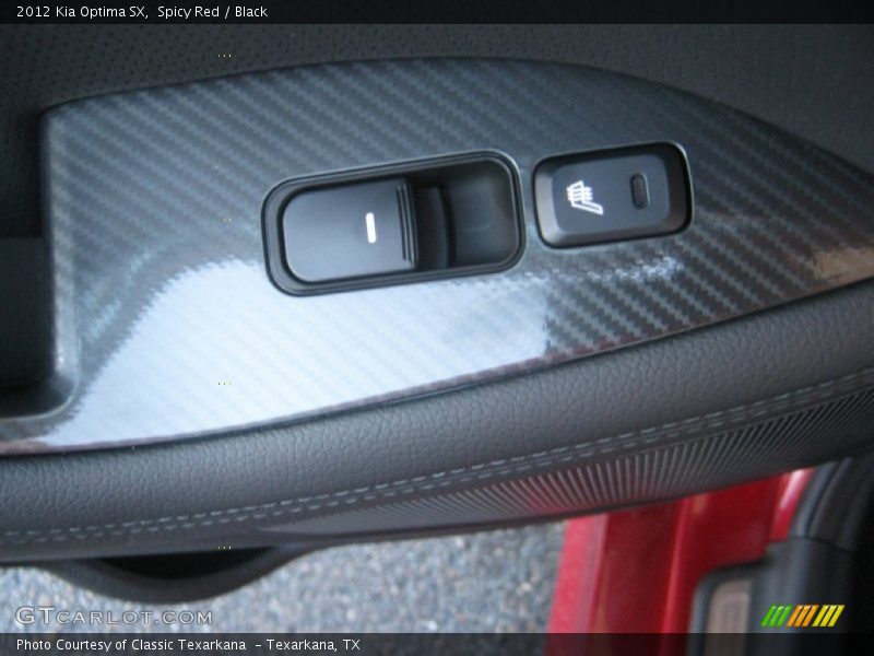 Spicy Red / Black 2012 Kia Optima SX