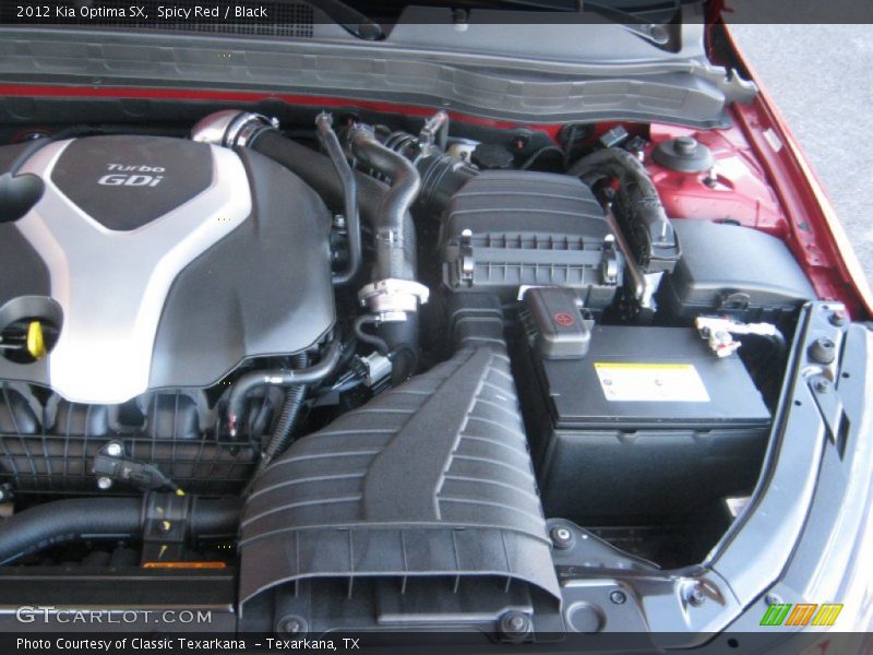 Spicy Red / Black 2012 Kia Optima SX