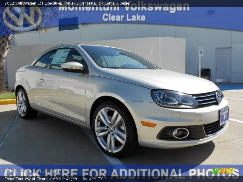 Reflex Silver Metallic / Cornsilk Beige 2012 Volkswagen Eos Executive