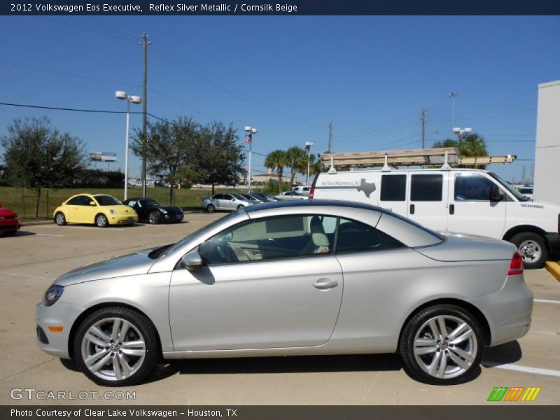 Reflex Silver Metallic / Cornsilk Beige 2012 Volkswagen Eos Executive