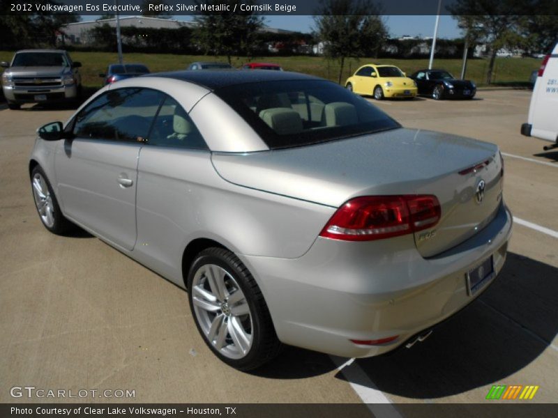 Reflex Silver Metallic / Cornsilk Beige 2012 Volkswagen Eos Executive