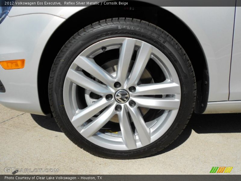 Reflex Silver Metallic / Cornsilk Beige 2012 Volkswagen Eos Executive