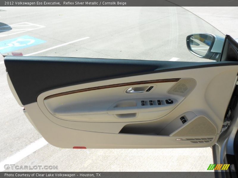 Reflex Silver Metallic / Cornsilk Beige 2012 Volkswagen Eos Executive