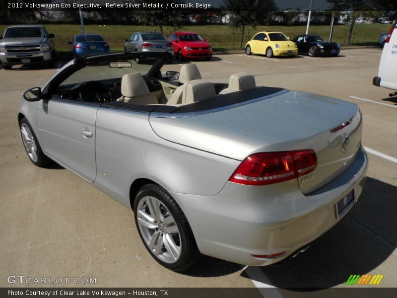 Reflex Silver Metallic / Cornsilk Beige 2012 Volkswagen Eos Executive