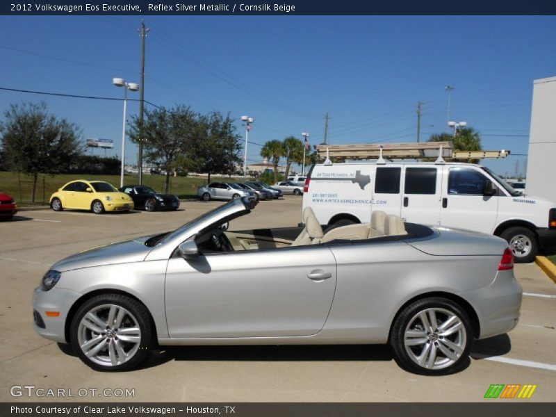 Reflex Silver Metallic / Cornsilk Beige 2012 Volkswagen Eos Executive