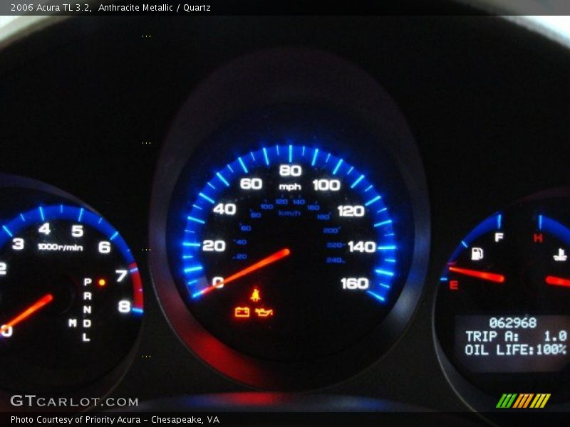Anthracite Metallic / Quartz 2006 Acura TL 3.2