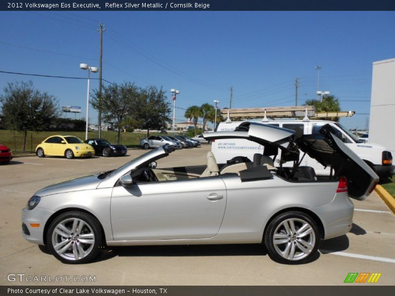 Reflex Silver Metallic / Cornsilk Beige 2012 Volkswagen Eos Executive