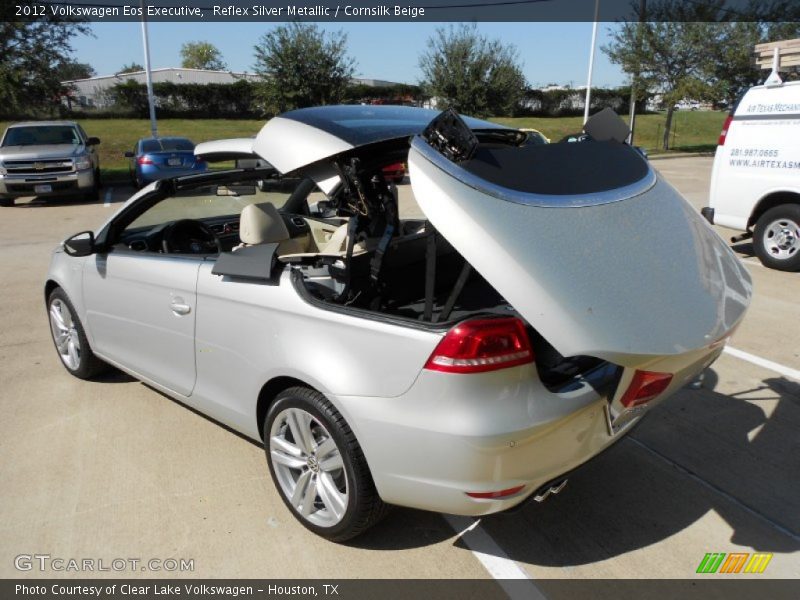 Reflex Silver Metallic / Cornsilk Beige 2012 Volkswagen Eos Executive
