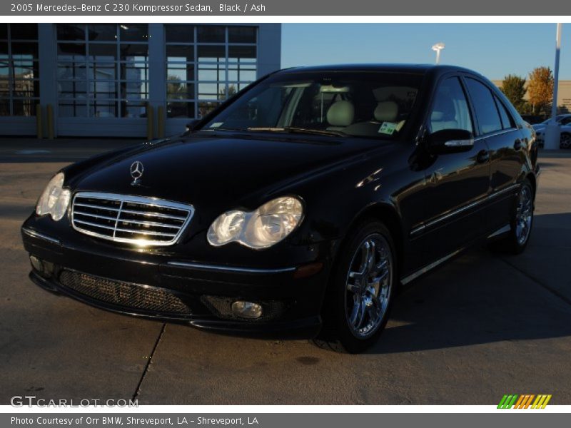 Black / Ash 2005 Mercedes-Benz C 230 Kompressor Sedan