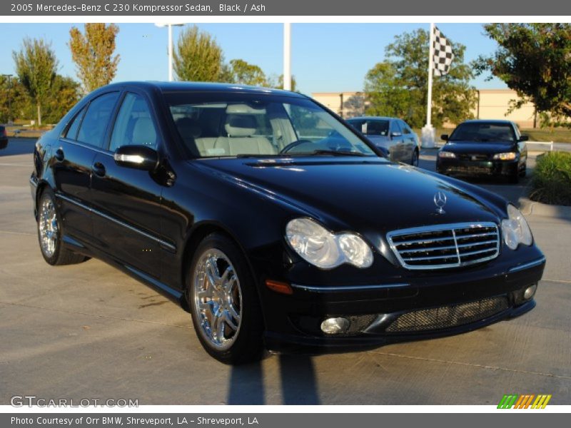 Black / Ash 2005 Mercedes-Benz C 230 Kompressor Sedan