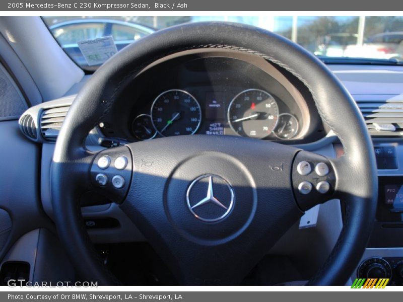 Black / Ash 2005 Mercedes-Benz C 230 Kompressor Sedan