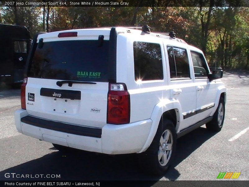 Stone White / Medium Slate Gray 2007 Jeep Commander Sport 4x4