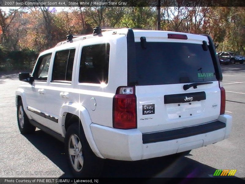 Stone White / Medium Slate Gray 2007 Jeep Commander Sport 4x4
