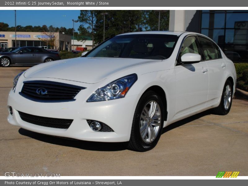 Front 3/4 View of 2012 G 25 Journey Sedan