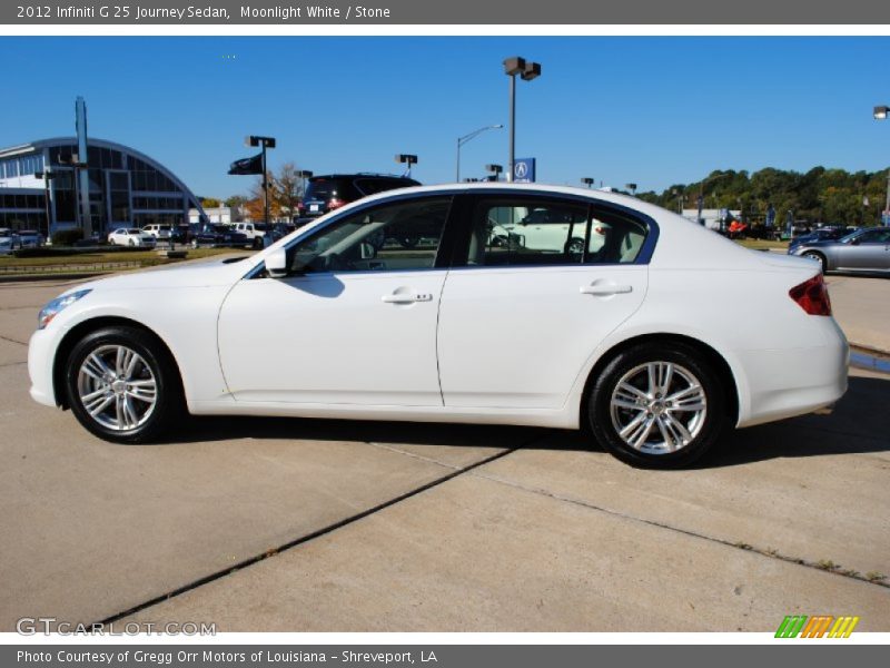  2012 G 25 Journey Sedan Moonlight White