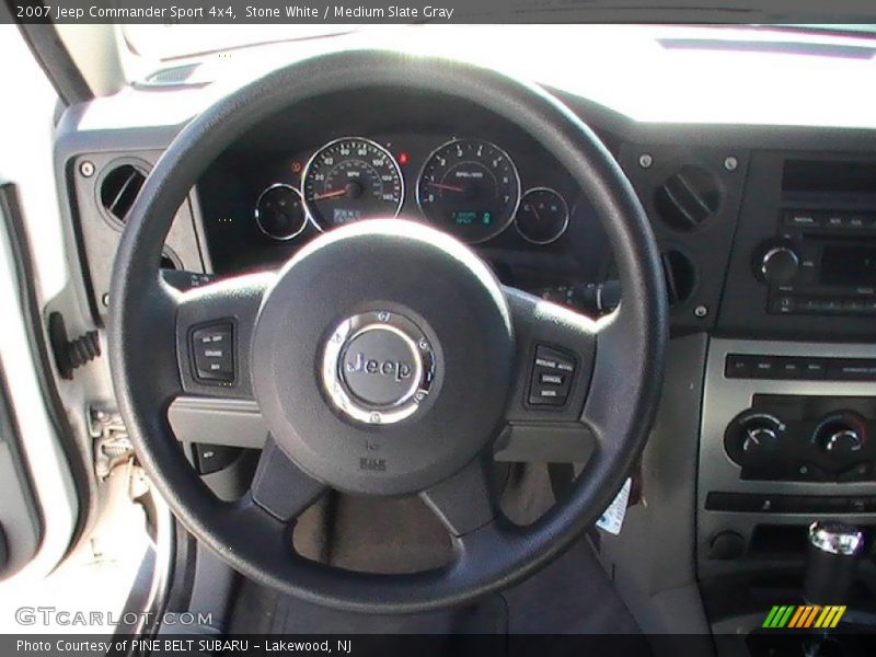 Stone White / Medium Slate Gray 2007 Jeep Commander Sport 4x4