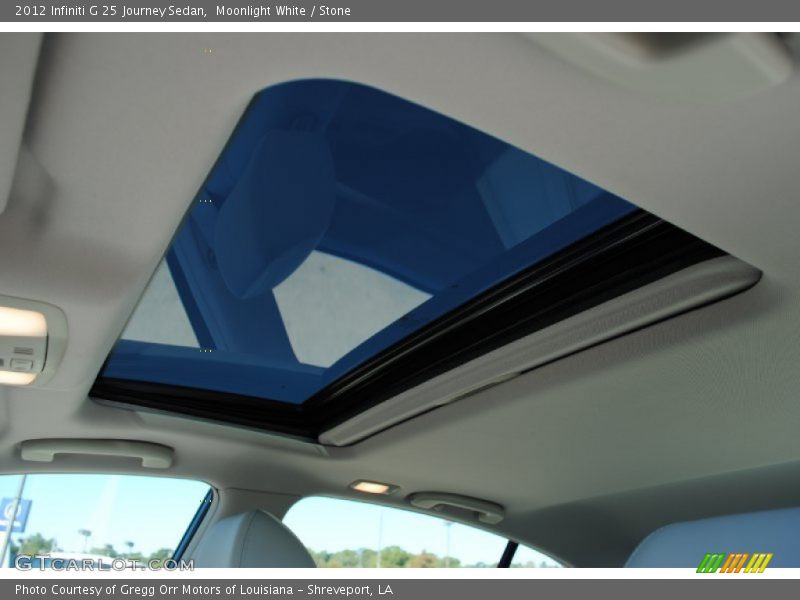 Moonlight White / Stone 2012 Infiniti G 25 Journey Sedan