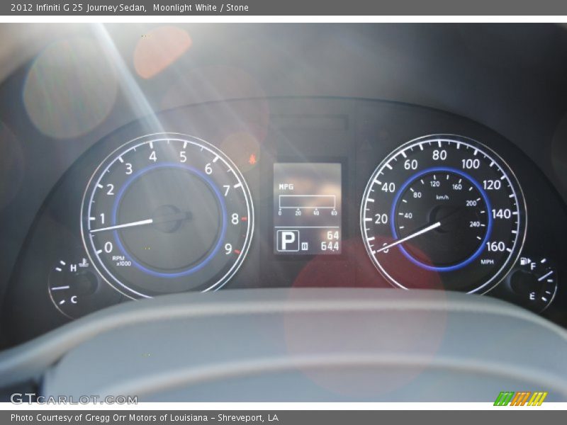 2012 G 25 Journey Sedan 25 Journey Sedan Gauges