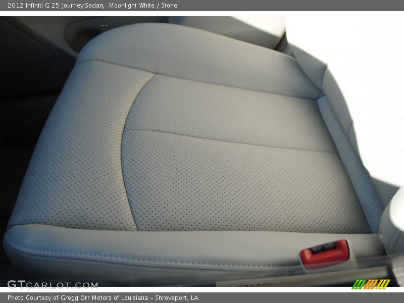 Moonlight White / Stone 2012 Infiniti G 25 Journey Sedan