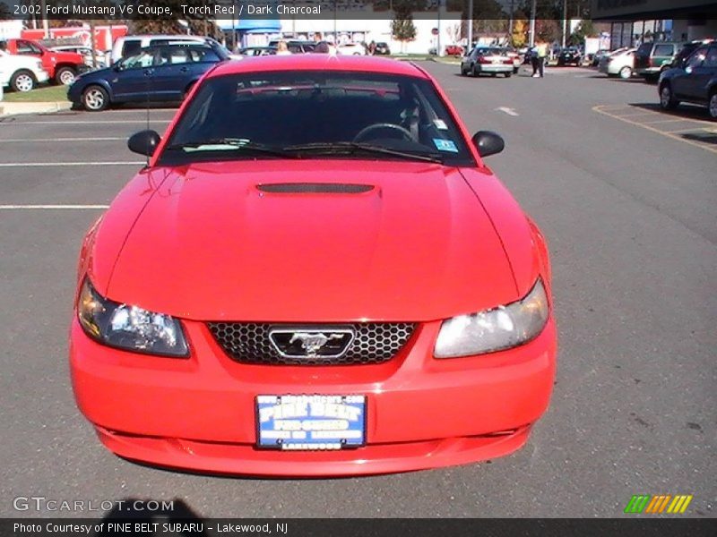 Torch Red / Dark Charcoal 2002 Ford Mustang V6 Coupe