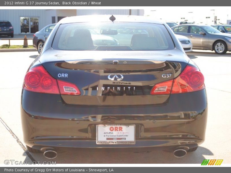 Black Obsidian / Wheat 2012 Infiniti G 37 Journey Sedan