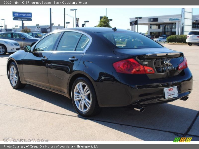 Black Obsidian / Wheat 2012 Infiniti G 37 Journey Sedan