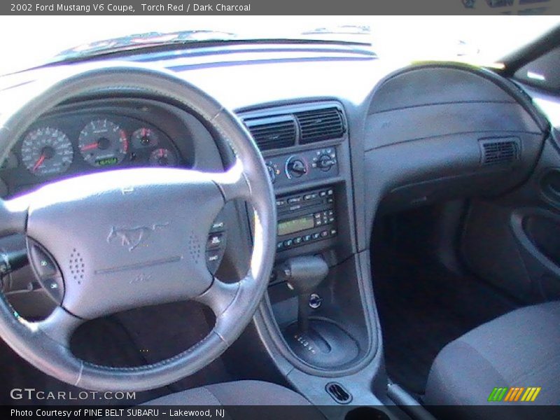 Torch Red / Dark Charcoal 2002 Ford Mustang V6 Coupe