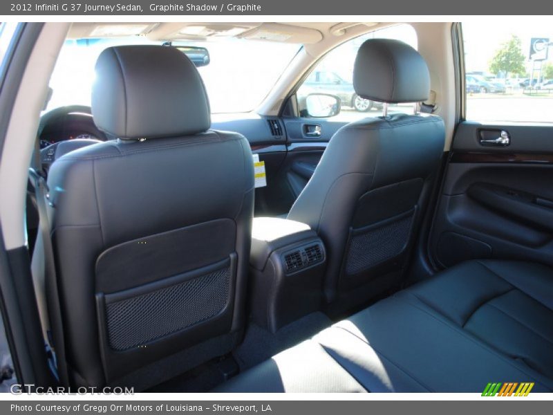  2012 G 37 Journey Sedan Graphite Interior