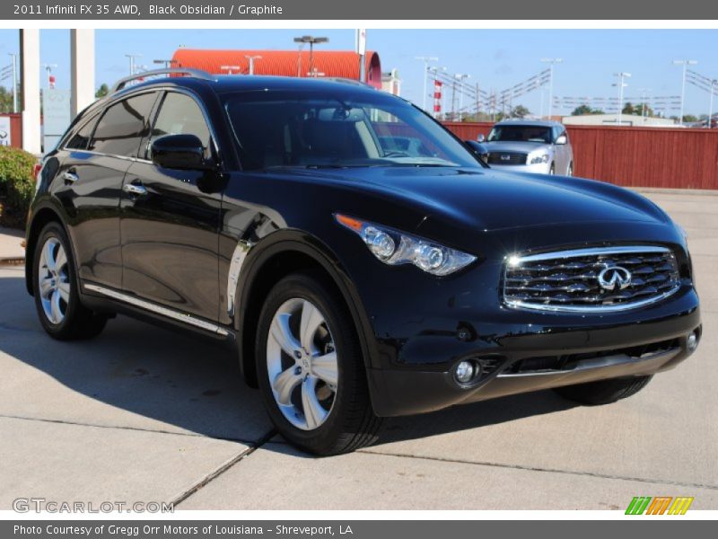 Black Obsidian / Graphite 2011 Infiniti FX 35 AWD