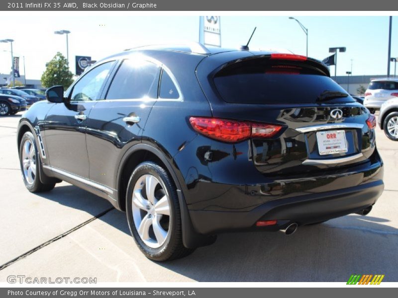 Black Obsidian / Graphite 2011 Infiniti FX 35 AWD