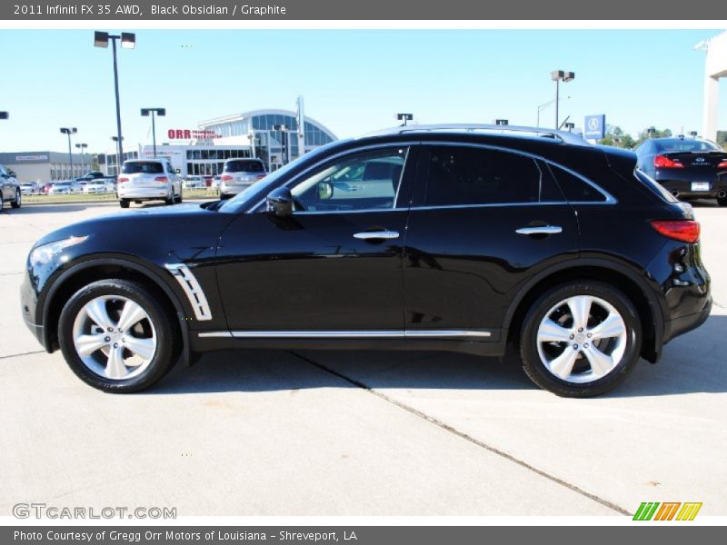Black Obsidian / Graphite 2011 Infiniti FX 35 AWD