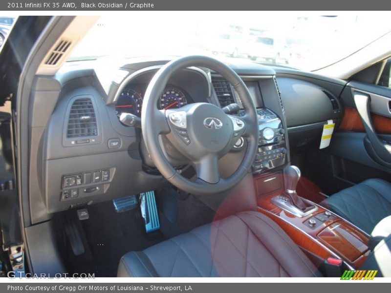 Black Obsidian / Graphite 2011 Infiniti FX 35 AWD