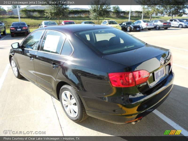 Black / Titan Black 2012 Volkswagen Jetta S Sedan