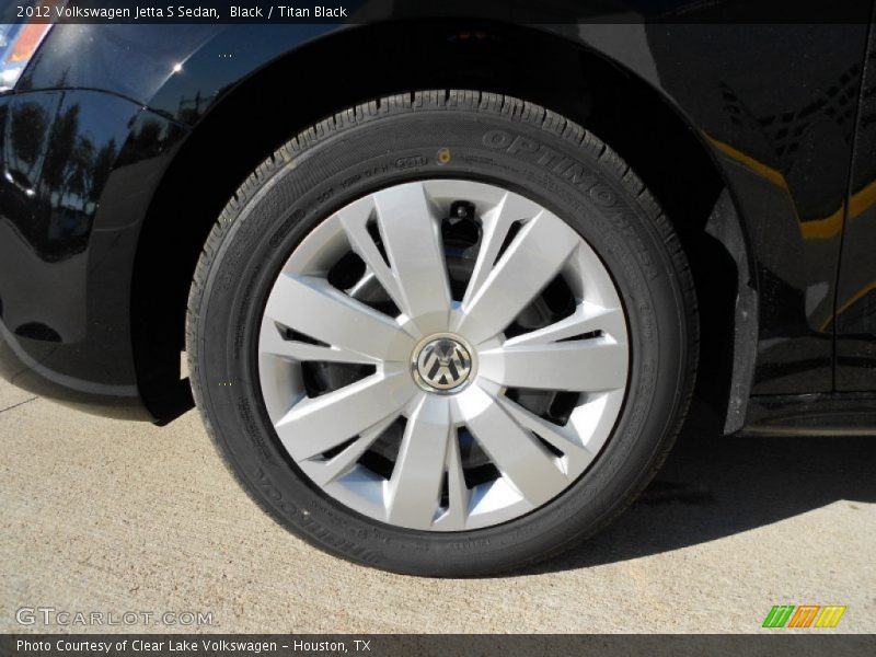 Black / Titan Black 2012 Volkswagen Jetta S Sedan