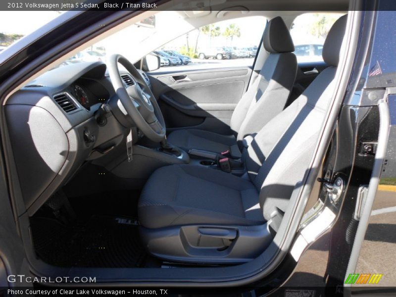 Black / Titan Black 2012 Volkswagen Jetta S Sedan