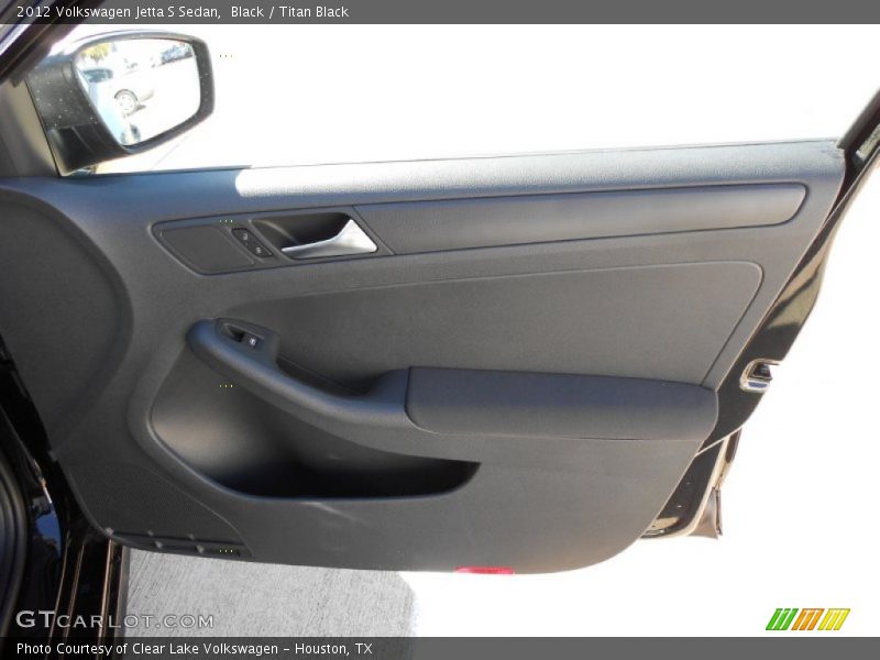 Black / Titan Black 2012 Volkswagen Jetta S Sedan